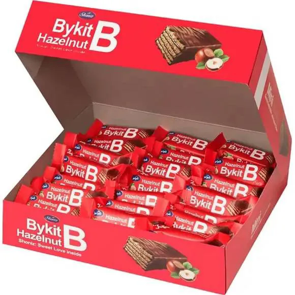 ویفر شکلاتی مینی بایکیت فندقی شونیز - 500 گرم بسته 20 عددی
