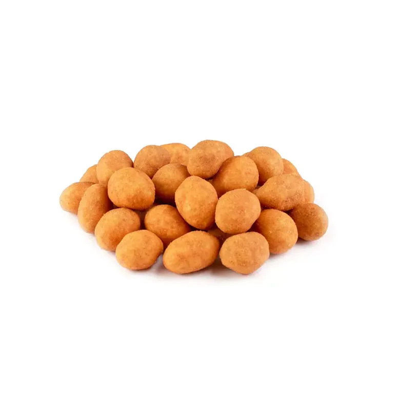مغز بادام زمینی روکش‌دار باربیکیو